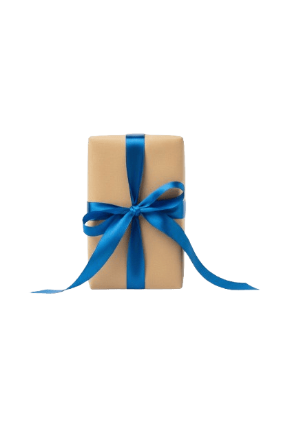 Personalised blue ribbon big box