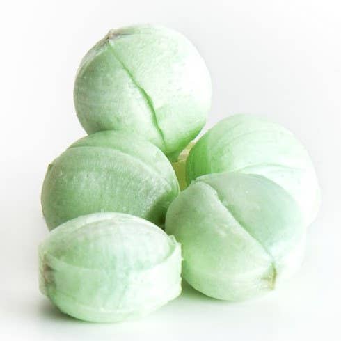 Tangy lime hard sweets filled with smooth chocolate Centre