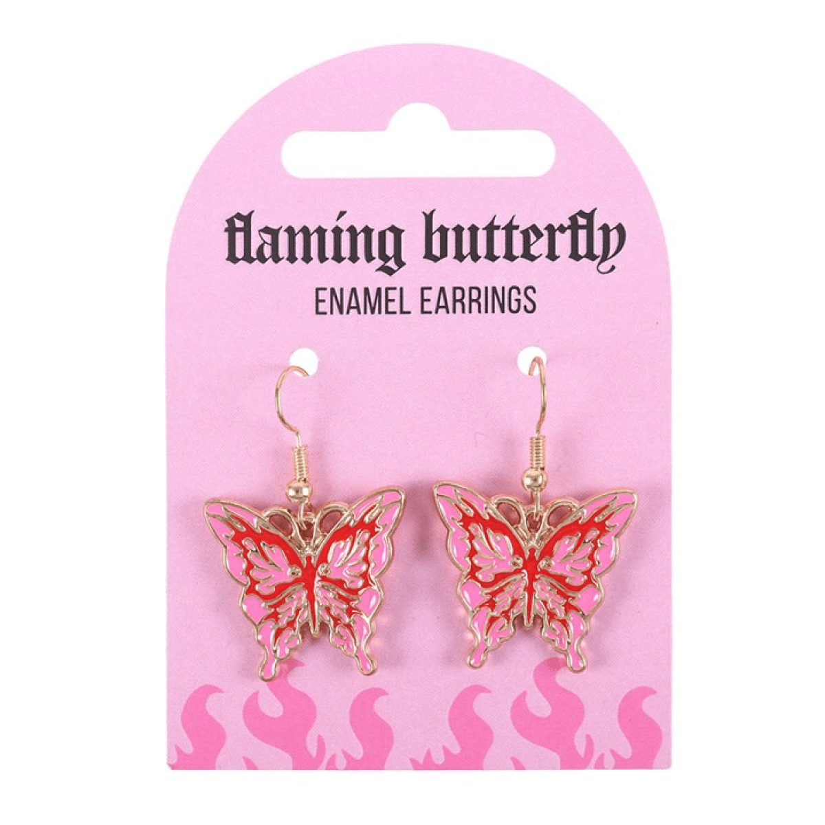 Flaming Butterfly Earrings - ImaniGifts