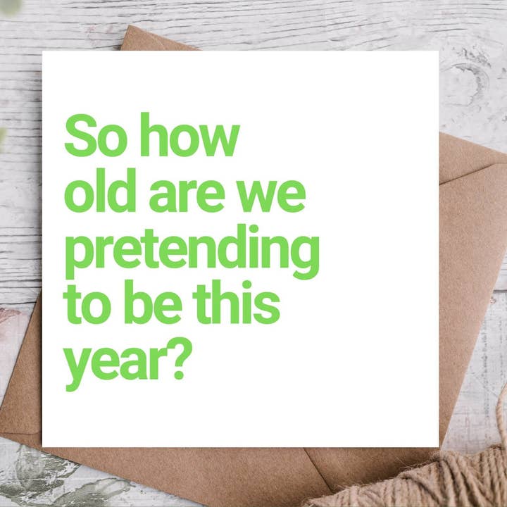 Humorous online birthday ecard sent via email or text