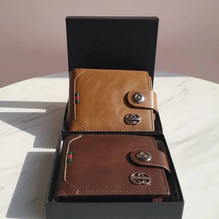 G Monogram Men's Wallet with Gift Box - ImaniGifts