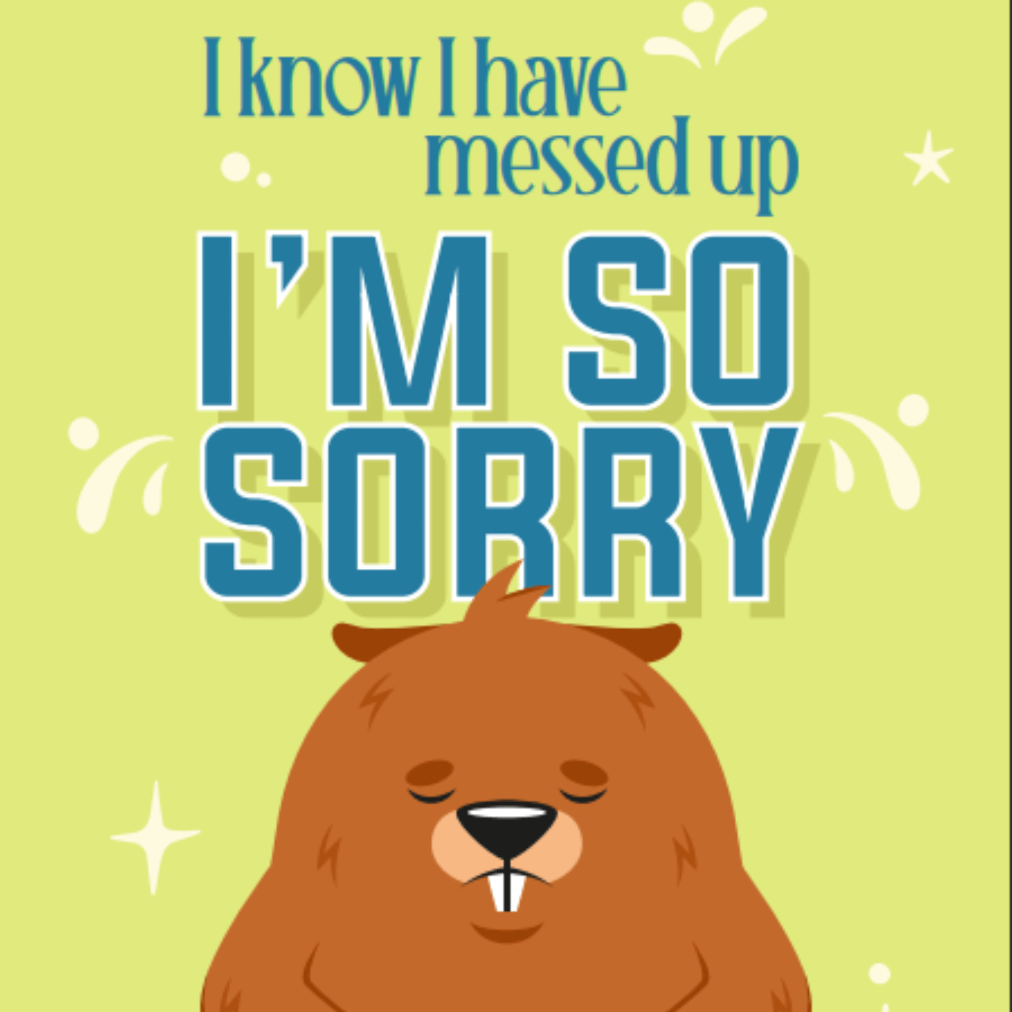 I’m So Sorry e-card with heartfelt message from ImaniGifts UK