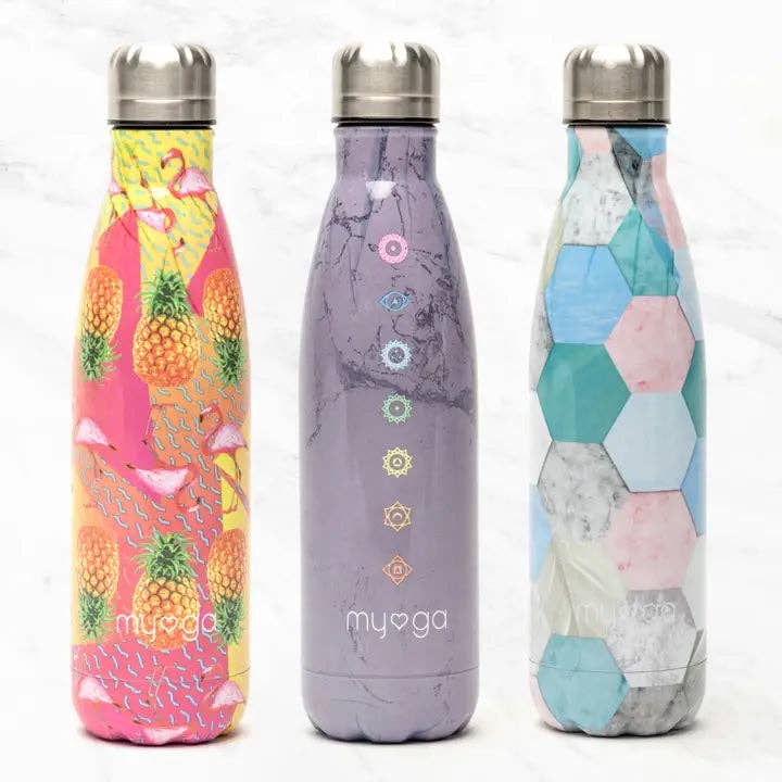 Stainless steel 500ml metal drink bottle from ImaniGifts UK