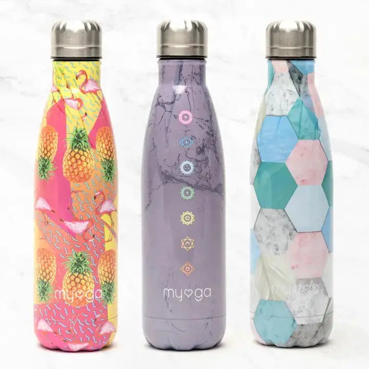 500ml stainless steel drinks bottle ideal for gym, travel, office, or school