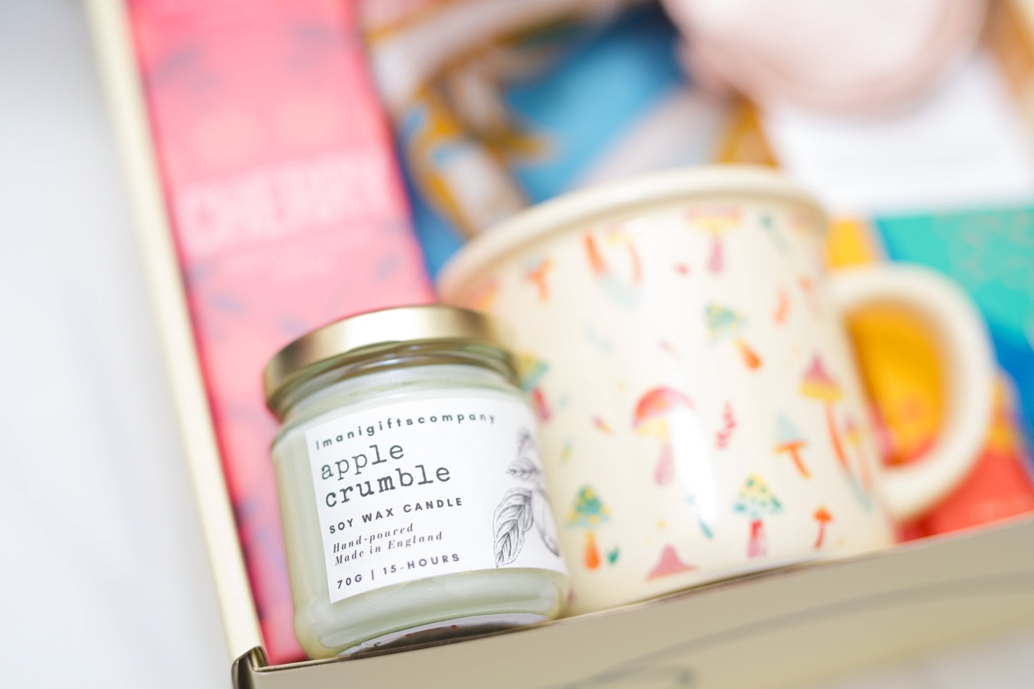 Mushroom Lover eco-friendly gift box with sustainable nature-themed items