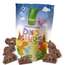 Solid Milk Chocolate Shaped Dinosaurs Pouch - ImaniGifts