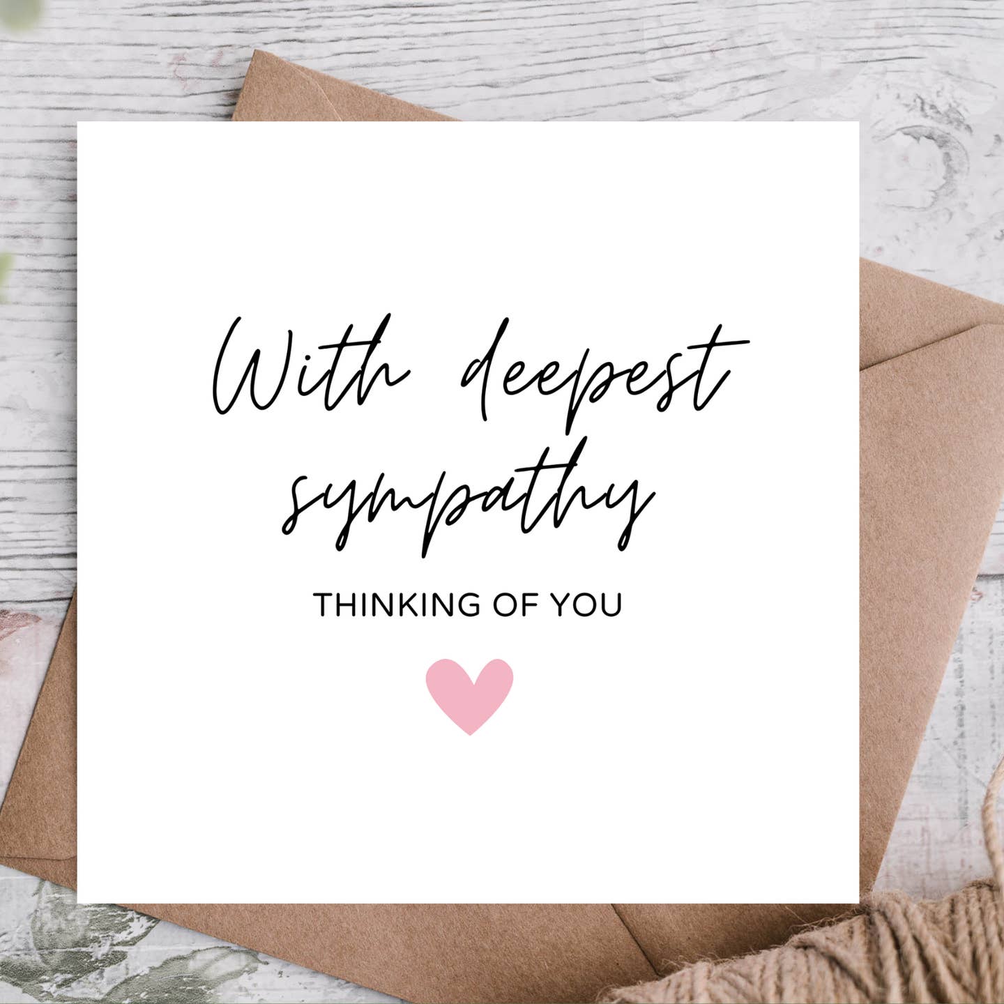 Comforting Sympathy E-Card to show care for someone who has experienced a loss