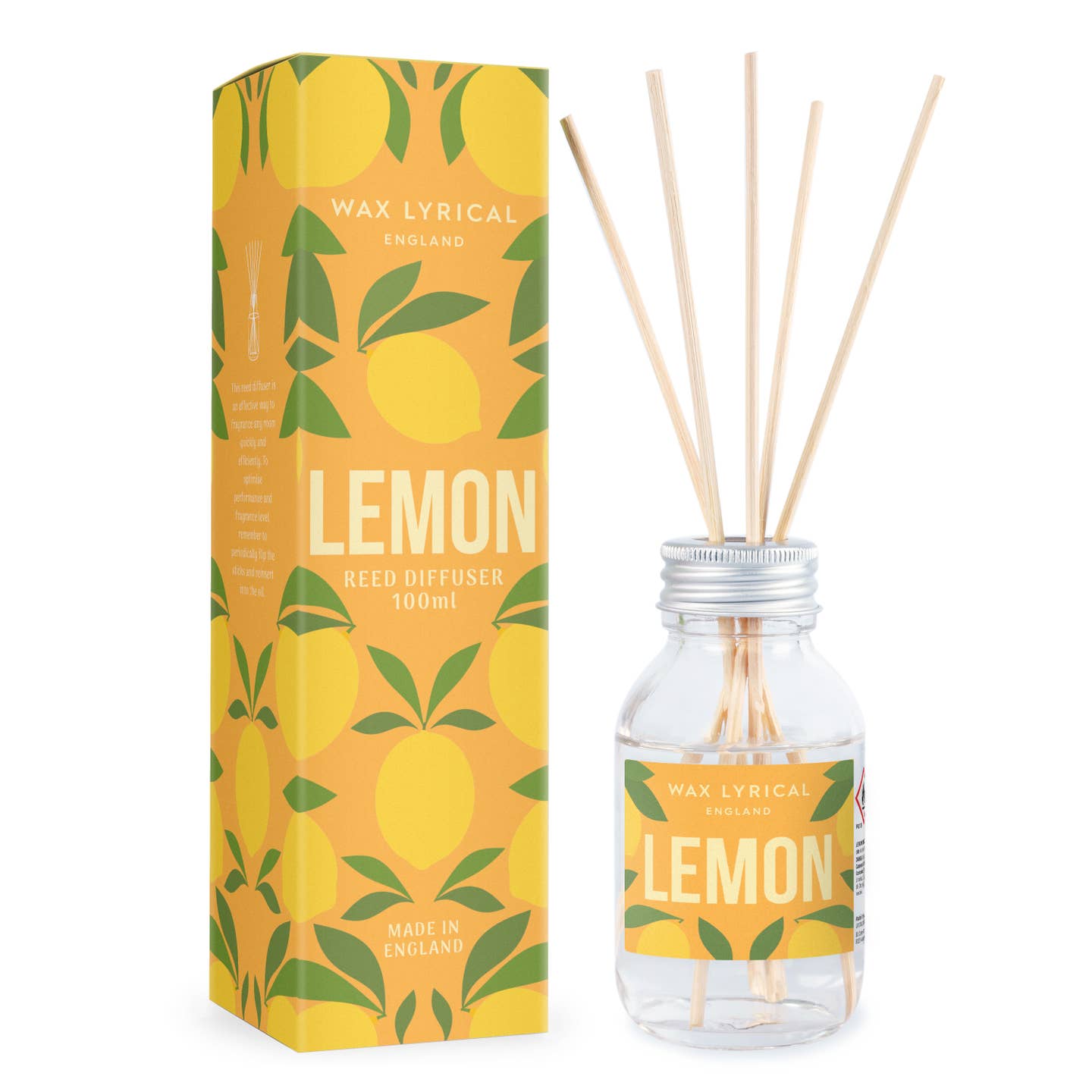 Long-lasting citrus aroma diffuser for UK homes