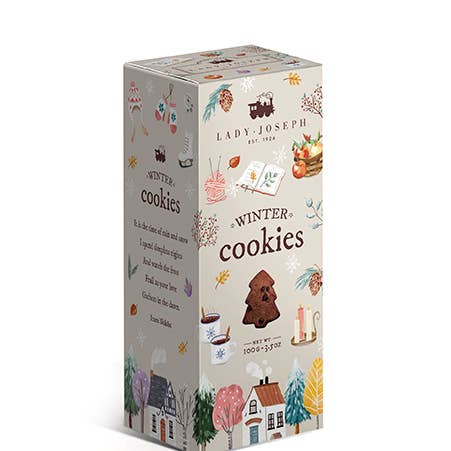 Soft melty chocolate cookie perfect for winter gifting and sharing