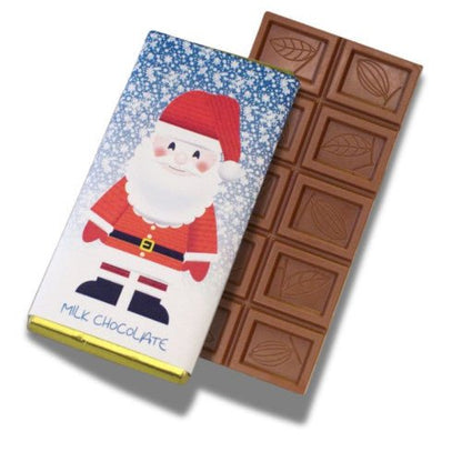 A Woolly Christmas Milk Chocolate Santa Bar - ImaniGifts