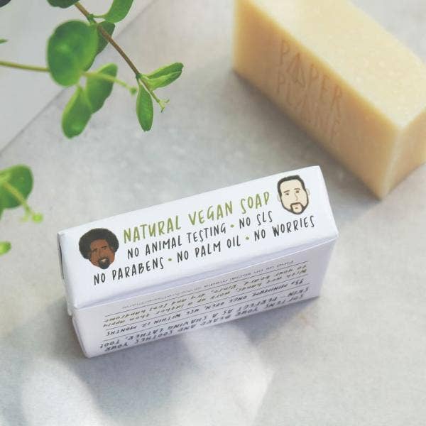 Natural beard shampoo bar with smooth, rich lather