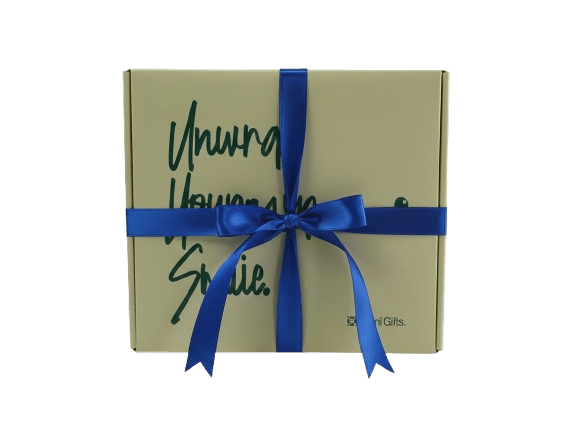 Personalised blue ribbon big box