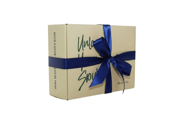Blue Ribbon for Big Gift Box | ImaniGifts - ImaniGifts