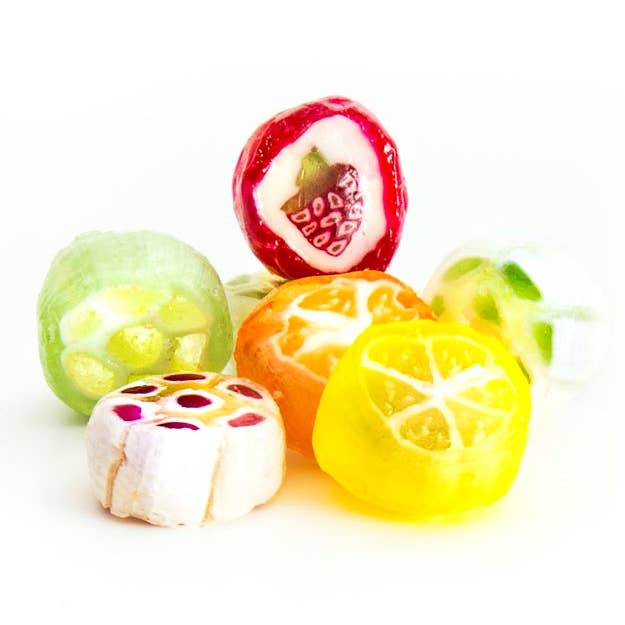 Premium handmade fruit rock sweets made in the UK