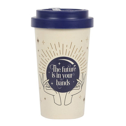 Sustainable bamboo fiber travel mug for tea and coffee lovers