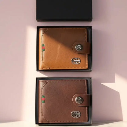 G Monogram Men's Wallet with Gift Box - ImaniGifts