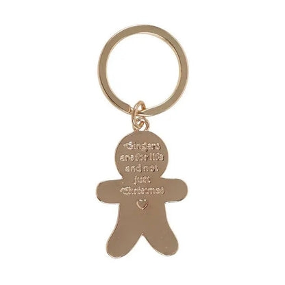 Gingerbread Man Christmas Keyring - ImaniGifts