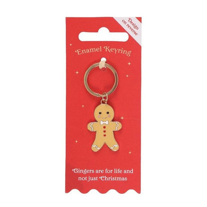 Gingerbread Man Christmas Keyring - ImaniGifts