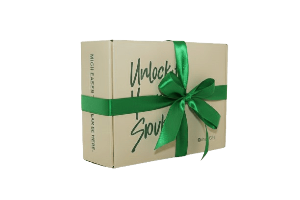 Green Ribbon for Big Gift Box | Personalised Gifts UK - ImaniGifts