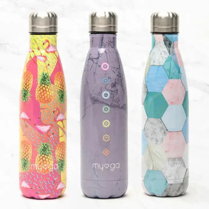 500ml stainless steel drinks bottle ideal for gym, travel, office, or school