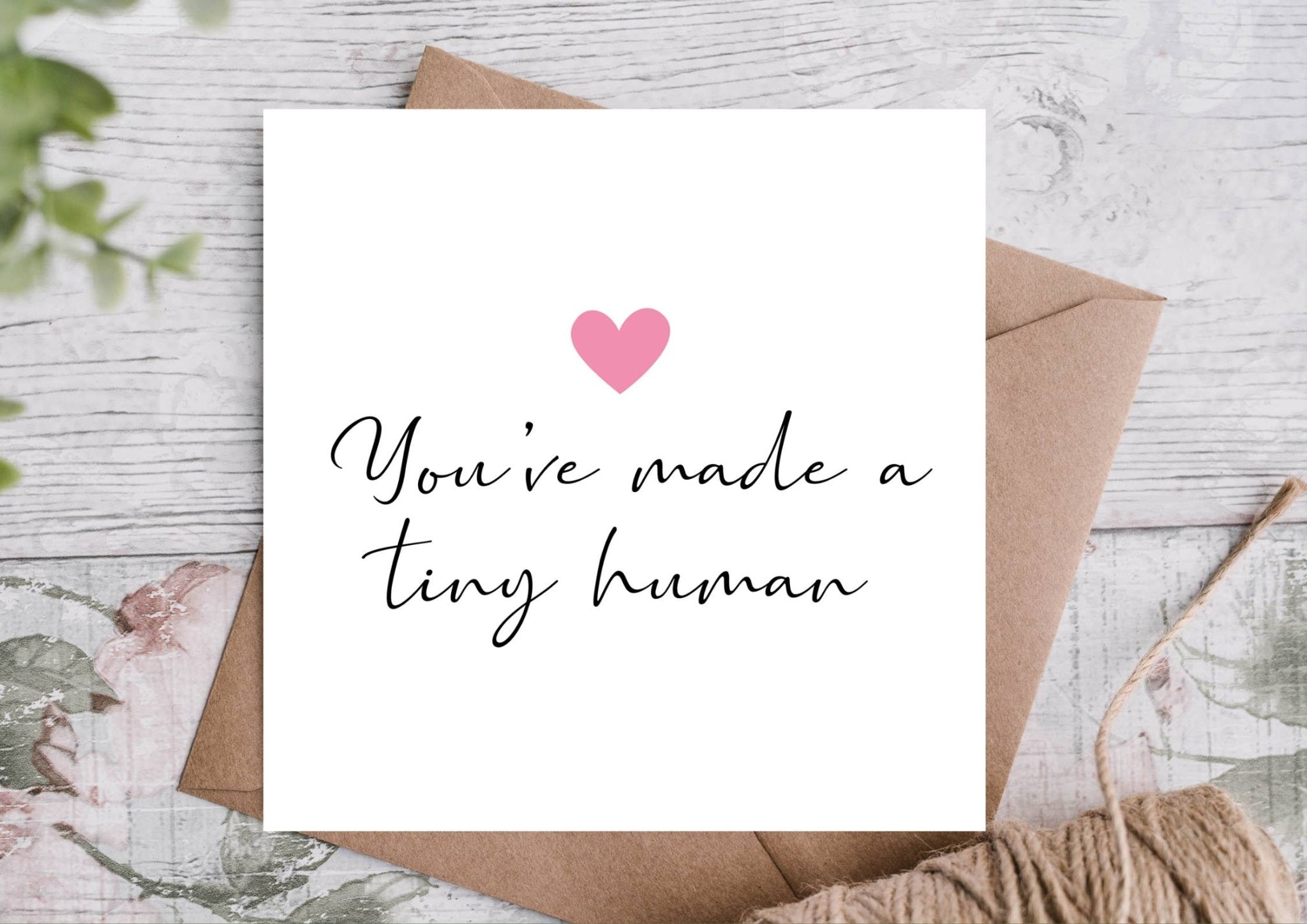 New Baby Physical Card | Send for Baby Shower or New Baby - ImaniGifts