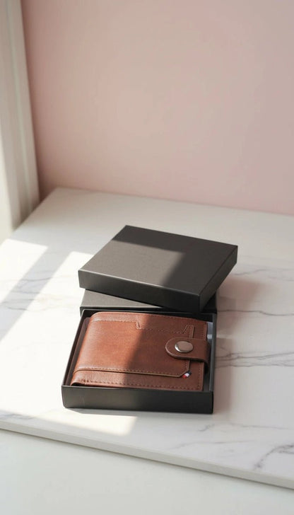 Parisian Monogram Wallet with Gift Box - ImaniGifts