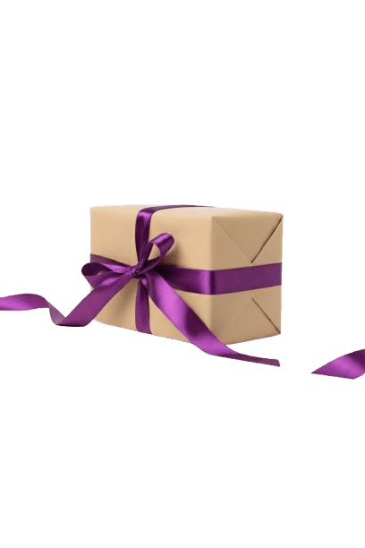 Purple Ribbon for Mini Gift Box | Personalised Gifts UK - ImaniGifts
