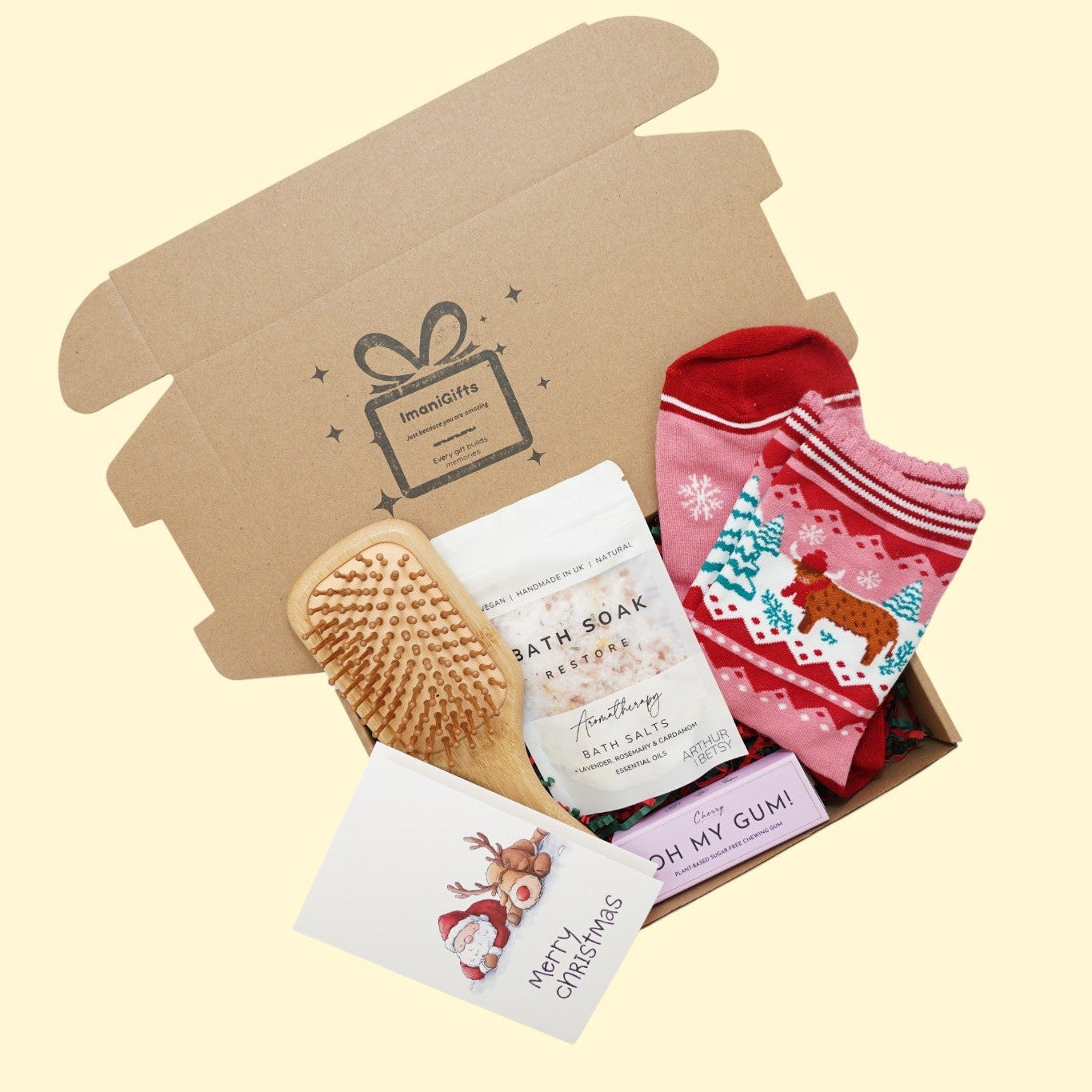 Relax &amp; Cozy Christmas Gift Box |Pamper Edition - ImaniGifts