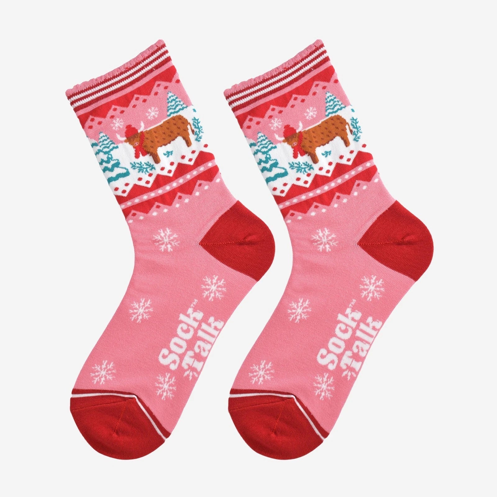 Womens Highland Cow Bamboo Ankle Socks Size 3 - 7 Ideal Gift Scot Hairy Coo Ladies - ImaniGifts